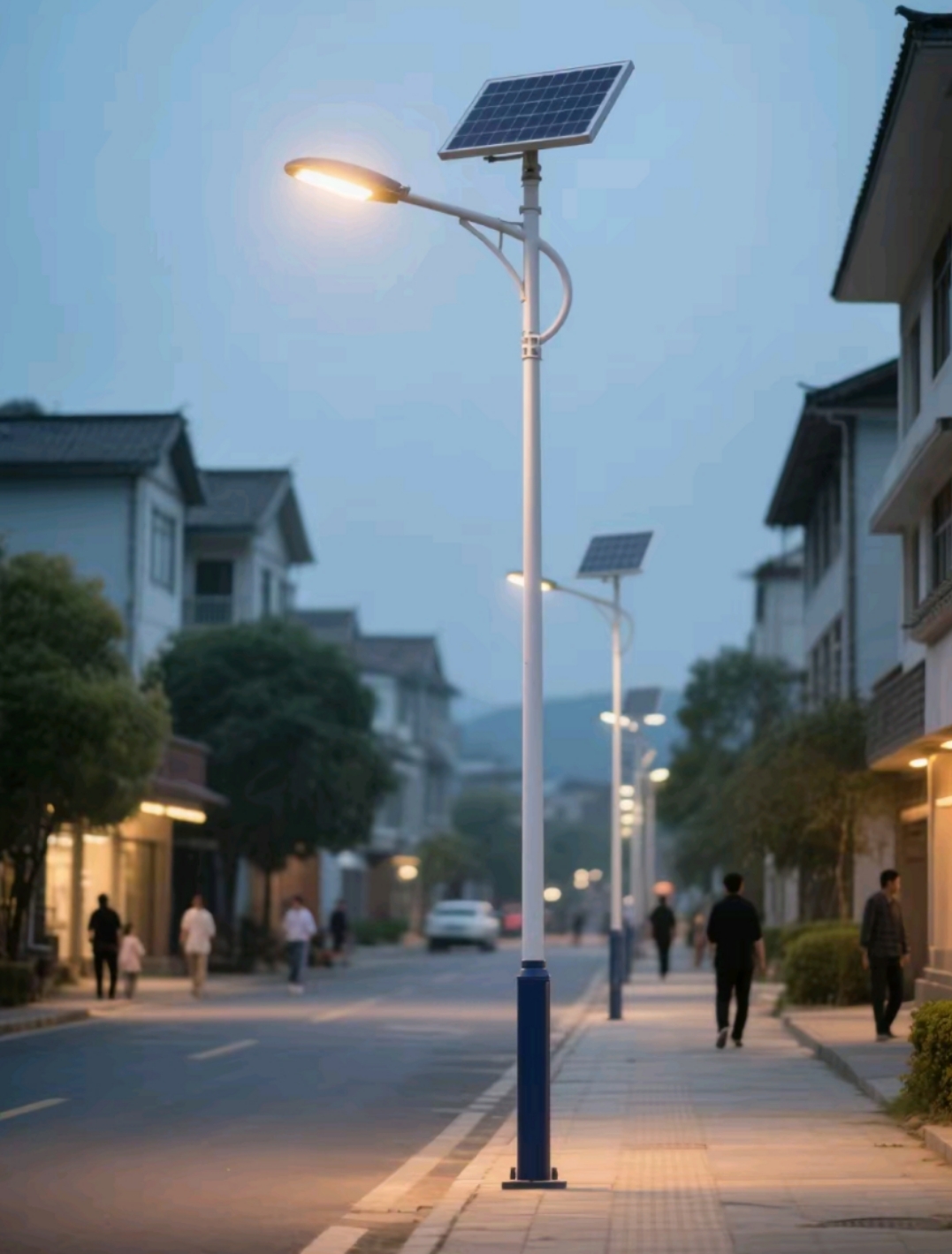 零负担的照明方案——南德太阳能路灯轻松